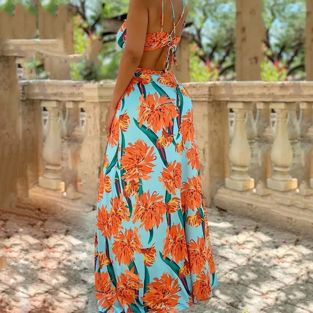 Casual slim fashion sexy elegant 2023 new dress, summer new print suspender sexy backless split dress om10051
Casual slim fashion sexy elegant 2023 new dress, summer new print suspender sexy backless split dress om10051