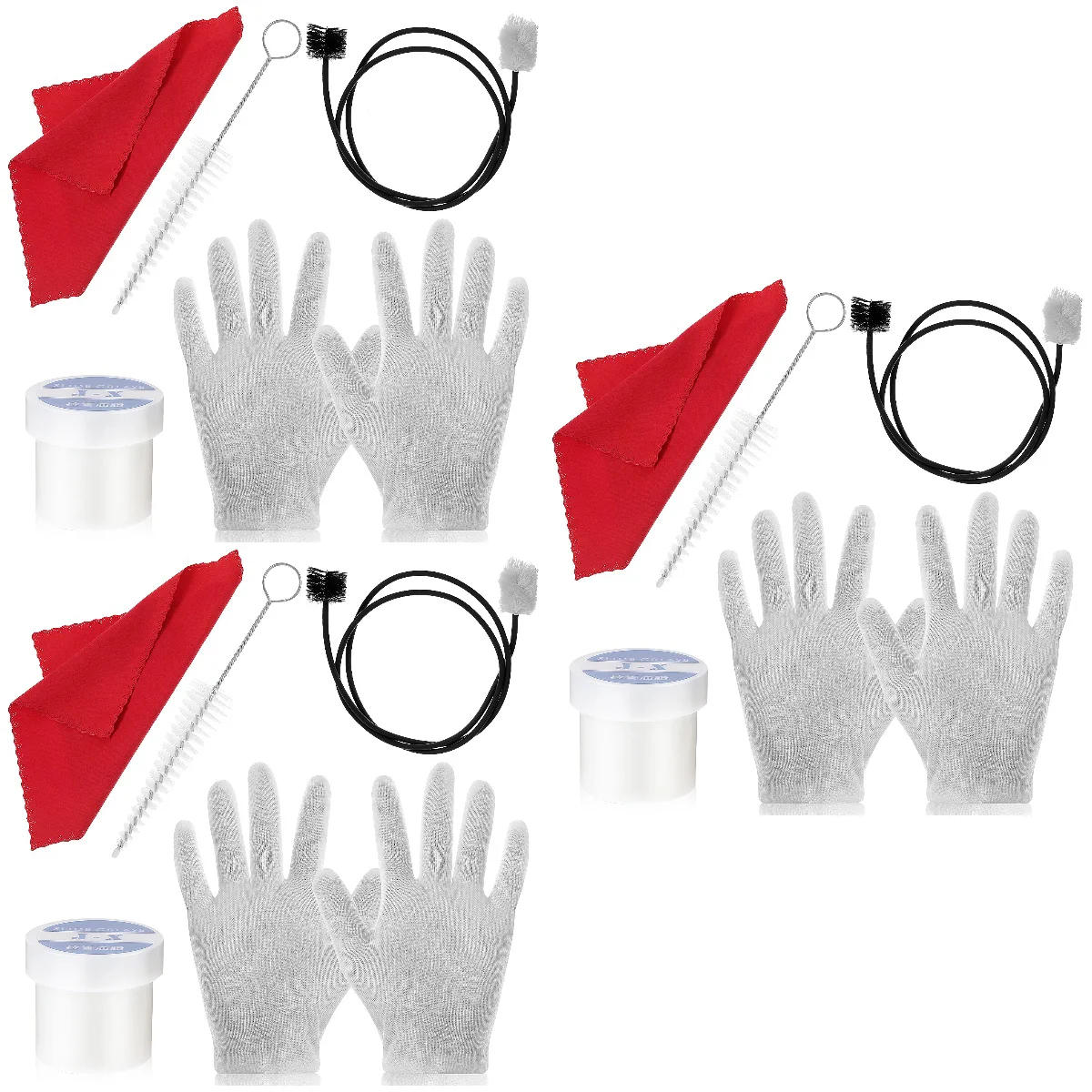 3 Pieces Horn Cleaning Kit Trumpet Cloths Instruments Kits Small Flute Plastic Tools Wind Set
3 Pieces Horn Cleaning Kit Trumpet Cloths Instruments Kits Small Flute Plastic Tools Wind Set