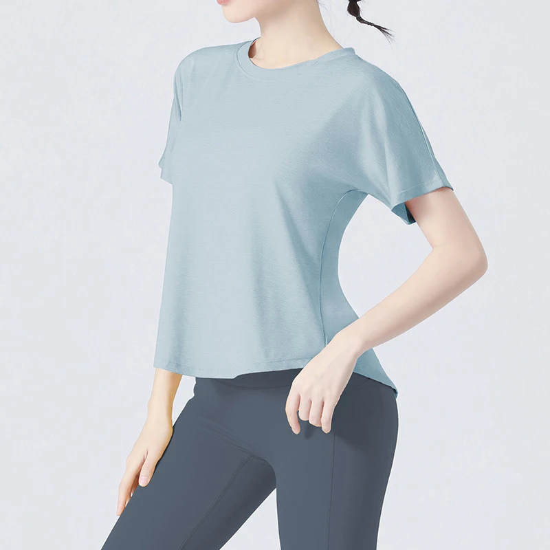 Yoga Clothes Women Summer Back Lace Up Breathable Quick Drying T-Shirt Running Fitness Simple Style Sports Short Sleeve Gym Top
Yoga Clothes Women Summer Back Lace Up Breathable Quick Drying T-Shirt Running Fitness Simple Style Sports Short Sleeve Gym Top