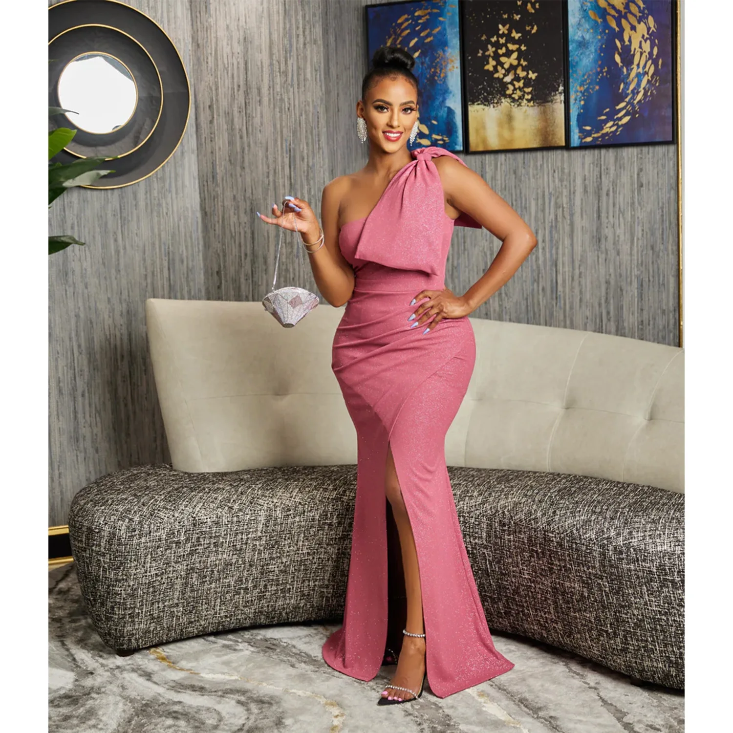 Fashion Women Clothing Pure Color Bow Split Dress Is Female Elegant For Satin Kaftan Vintage Dresses Maxi Sexy New 2023 Frocks
Fashion Women Clothing Pure Color Bow Split Dress Is Female Elegant For Satin Kaftan Vintage Dresses Maxi Sexy New 2023 Frocks