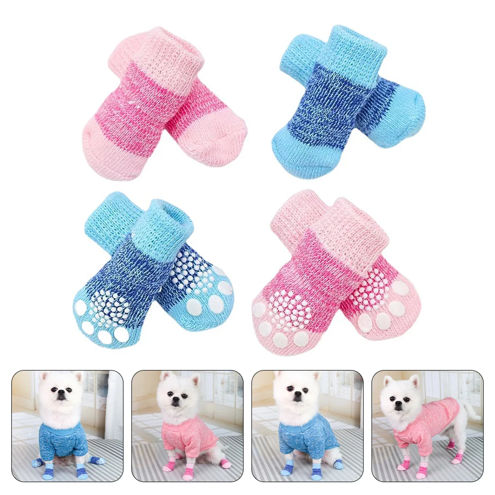 8 Pcs Pet Socks Boots Footwear Cats Anti-Slip Dog Knit Paw Polyester Protectors Thermal
8 Pcs Pet Socks Boots Footwear Cats Anti-Slip Dog Knit Paw Polyester Protectors Thermal
