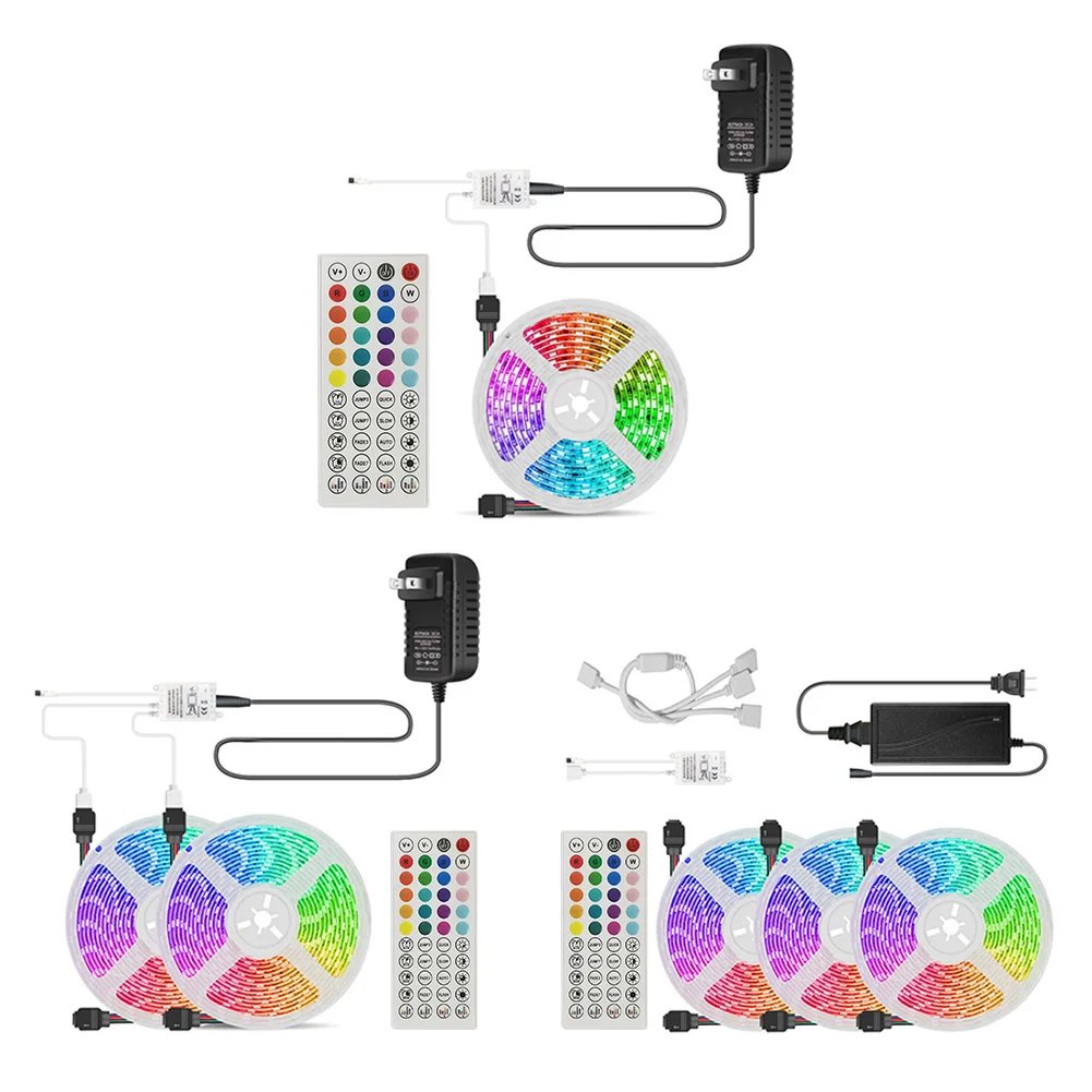5m 10m 15m Strip Light RGB SMD2835 Flexible Ribbon Lamp Phone APP Bluetooth-compatible
5m 10m 15m Strip Light RGB SMD2835 Flexible Ribbon Lamp Phone APP Bluetooth-compatible