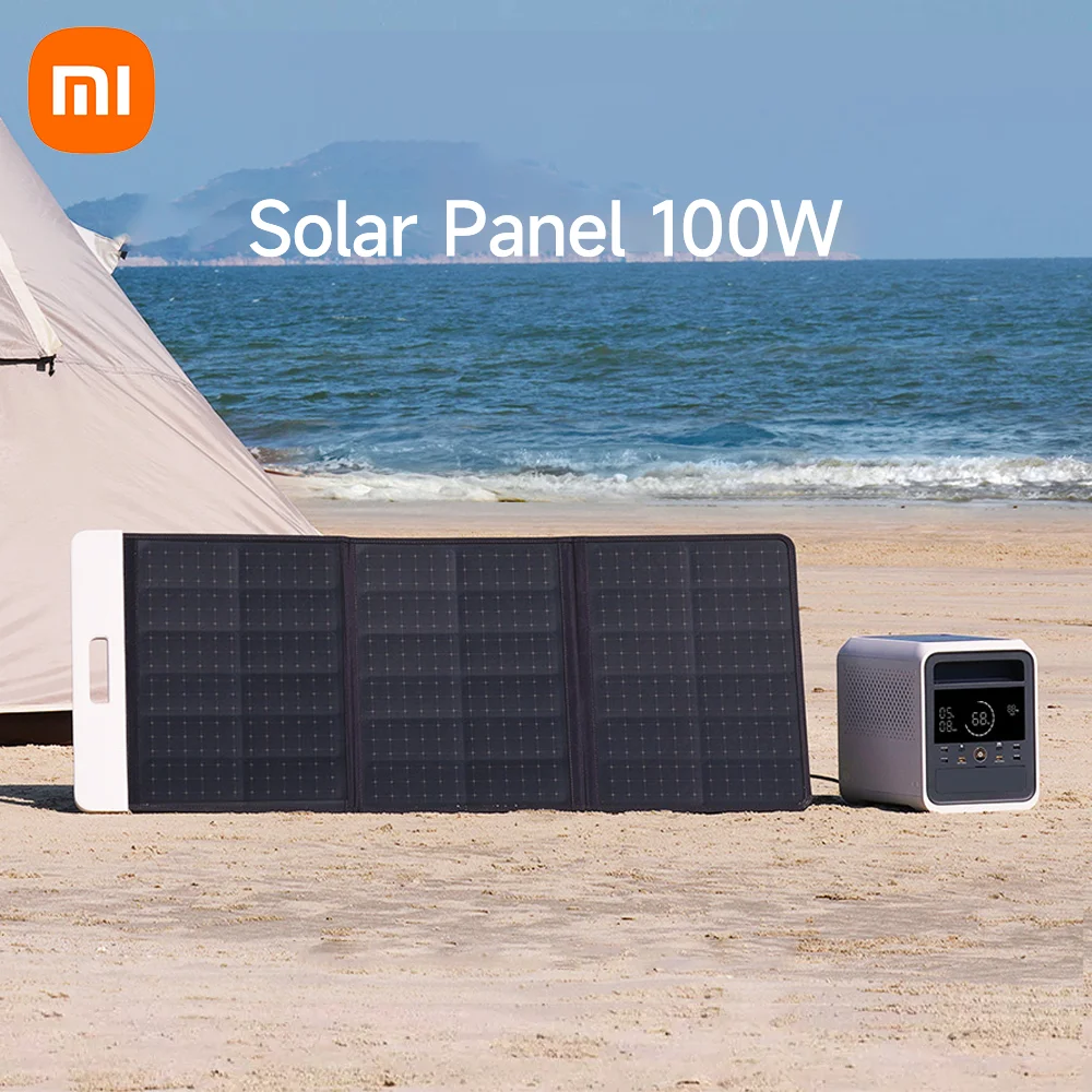 Xiaomi mijia Solar panel 100W Pursue light and replenish energy, charge with the sun, 100W power output quickly IP65 Waterproof
Xiaomi mijia Solar panel 100W Pursue light and replenish energy, charge with the sun, 100W power output quickly IP65 Waterproof