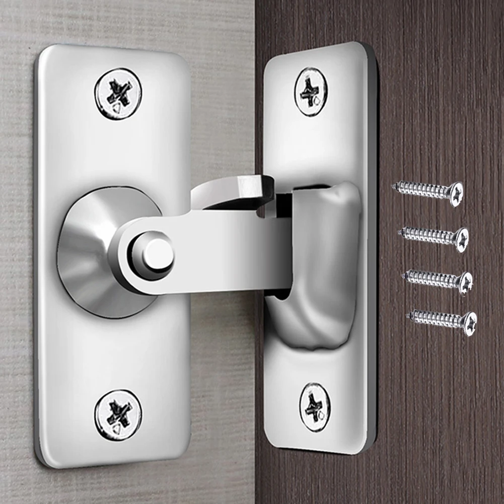90 Degree Door Latch Stainless Steel Door Locks Bolt For Barn Sliding Door Flip Door Buckles Security Right Angle Barn Lock
90 Degree Door Latch Stainless Steel Door Locks Bolt For Barn Sliding Door Flip Door Buckles Security Right Angle Barn Lock