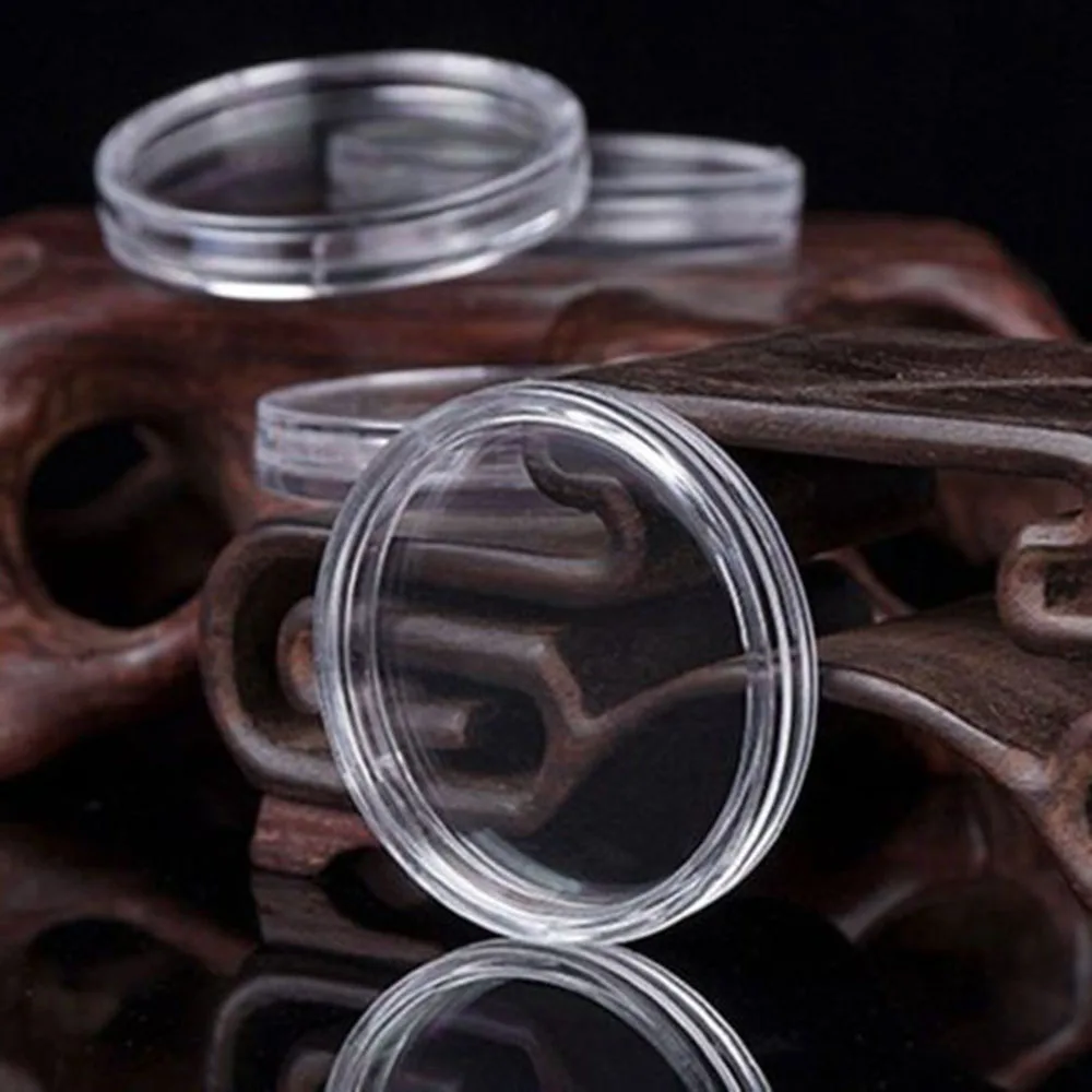 100PCS 25mm Coin Collecting Box Round Transparent Coin Capsule Container Storage Box Holder Protection Boxes Case
100PCS 25mm Coin Collecting Box Round Transparent Coin Capsule Container Storage Box Holder Protection Boxes Case