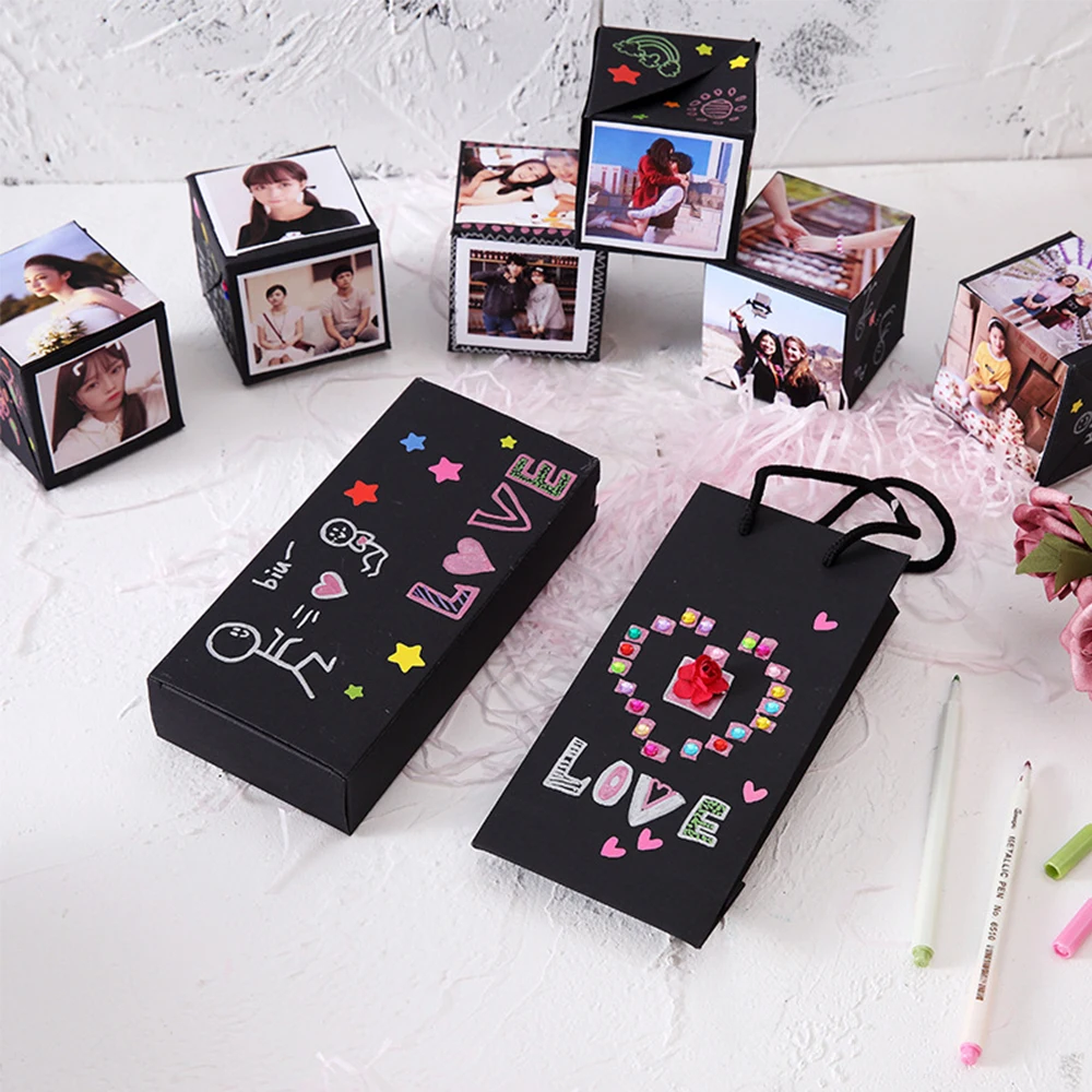Bounce Box Creative Surprise Box DIY Stuiteren Speelgoed Stuiteren Doos Explosie Valentine's day Plakboek Fool Day Birthday Gift
Bounce Box Creative Surprise Box DIY Stuiteren Speelgoed Stuiteren Doos Explosie Valentine's day Plakboek Fool Day Birthday Gift