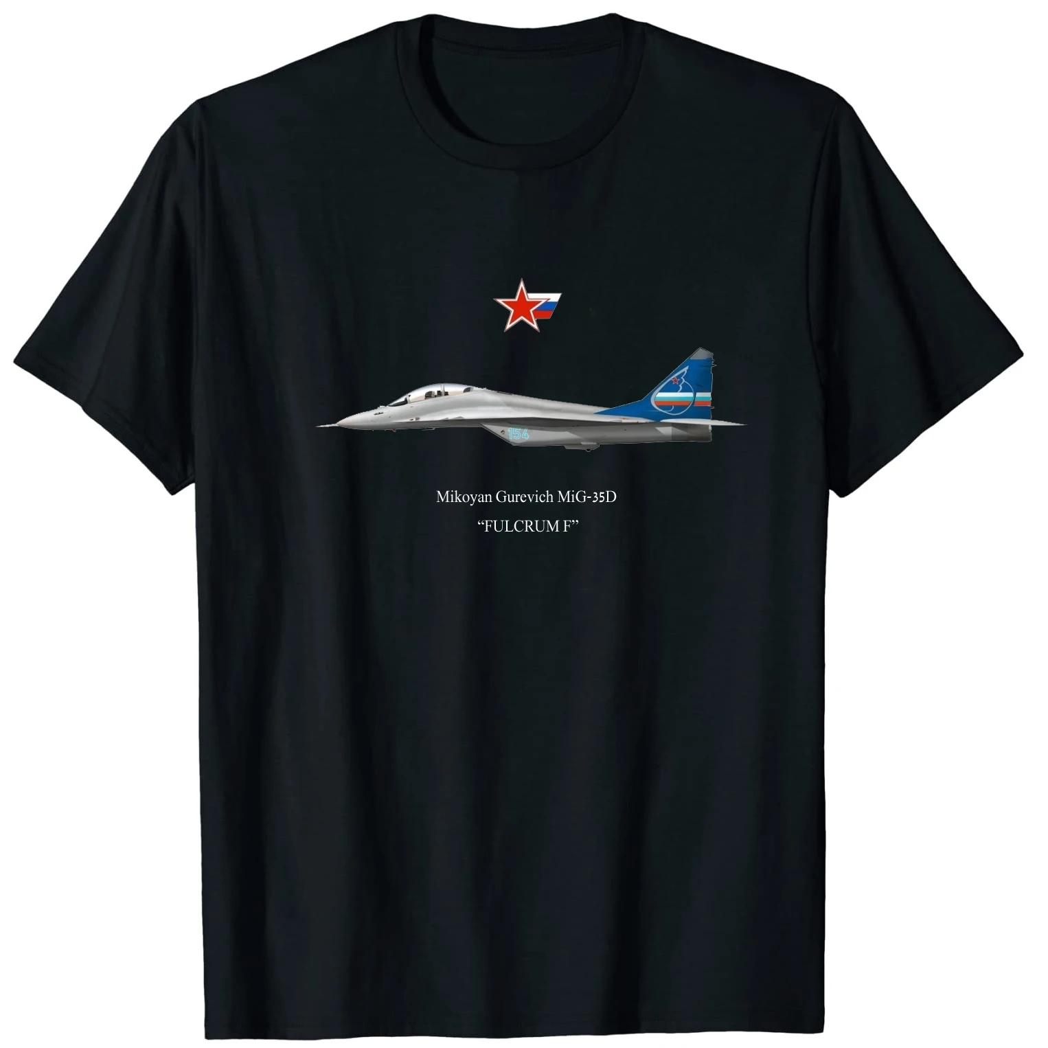 Russian MiG-35 D "Fulcrum F" Multirole Fighter T-Shirt New 100% Cotton O-Neck Summer Short Sleeve Casual Mens T-shirt Size S-3XL
Russian MiG-35 D "Fulcrum F" Multirole Fighter T-Shirt New 100% Cotton O-Neck Summer Short Sleeve Casual Mens T-shirt Size S-3XL