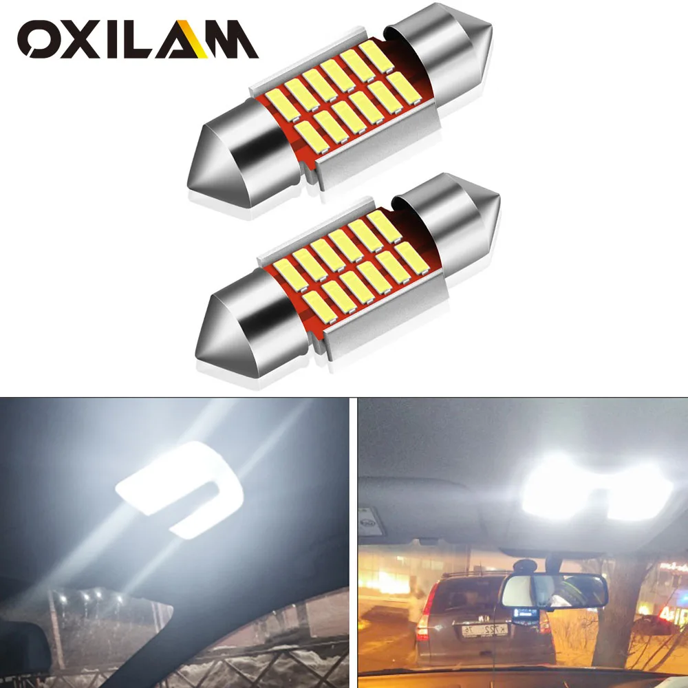 2Pcs Error Free Festoon 31mm LED Bulb Canbus Car Interior Reading Light C5W LED Festoon Dome License Plate Luggage Trunk Lamp
2Pcs Error Free Festoon 31mm LED Bulb Canbus Car Interior Reading Light C5W LED Festoon Dome License Plate Luggage Trunk Lamp
