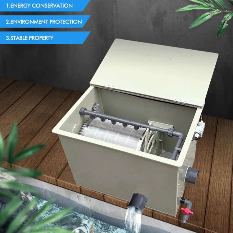 yumeng rotary drum filter aquaculture for koi pond small ras rotating microfilter
yumeng rotary drum filter aquaculture for koi pond small ras rotating microfilter