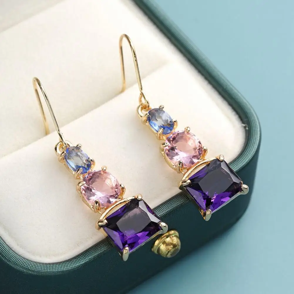1 Pair Exquisite Drop Earrings Lightweight Hook Earrings Colorful All Match Lightweight Drop Earrings Dress Up
1 Pair Exquisite Drop Earrings Lightweight Hook Earrings Colorful All Match Lightweight Drop Earrings Dress Up