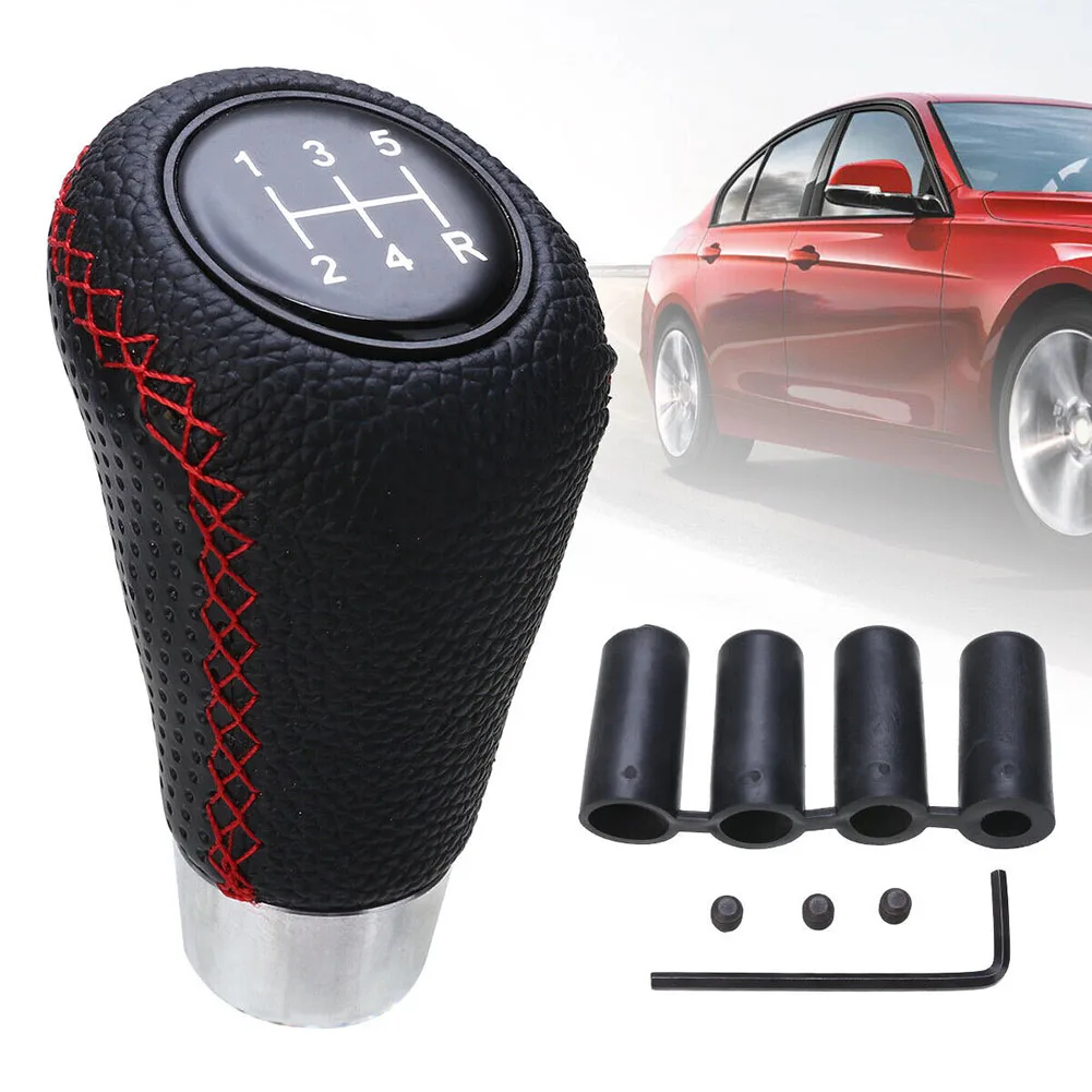 5 Speed Universal Manual Car Gear Stick Shift Knob Shifter Black Leather Stitche Gear Shift Knob Head Ball Joint Replacement
5 Speed Universal Manual Car Gear Stick Shift Knob Shifter Black Leather Stitche Gear Shift Knob Head Ball Joint Replacement