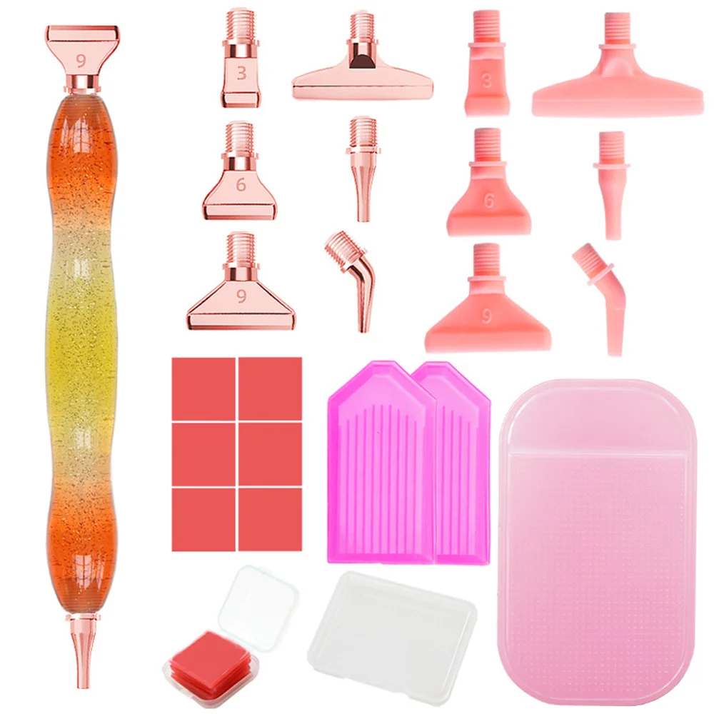 New Diamond Painting Resin Point Drill Pen Set With Thread Plastic Metal Replacement Pen Heads DIY Diamond Embroidery Tool
New Diamond Painting Resin Point Drill Pen Set With Thread Plastic Metal Replacement Pen Heads DIY Diamond Embroidery Tool