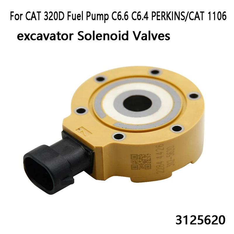 Common Rail Fuel Pump Solenoid Valve Excavator Solenoid Valves 3125620 For CAT 320D Fuel Pump C6.6 C6.4 PERKINS/CAT 1106
Common Rail Fuel Pump Solenoid Valve Excavator Solenoid Valves 3125620 For CAT 320D Fuel Pump C6.6 C6.4 PERKINS/CAT 1106