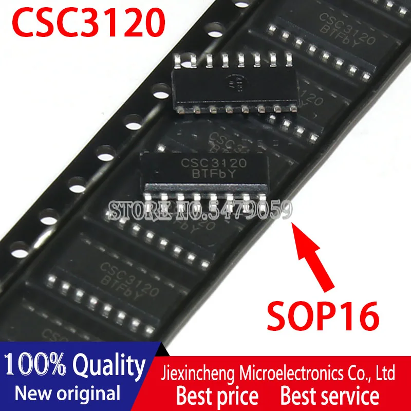 5 шт. CSC3120 SOP16 (замена IRS2092STRPBF), микросхема усилителя звука, новый оригинал
5 шт. CSC3120 SOP16 (замена IRS2092STRPBF), микросхема усилителя звука, новый оригинал