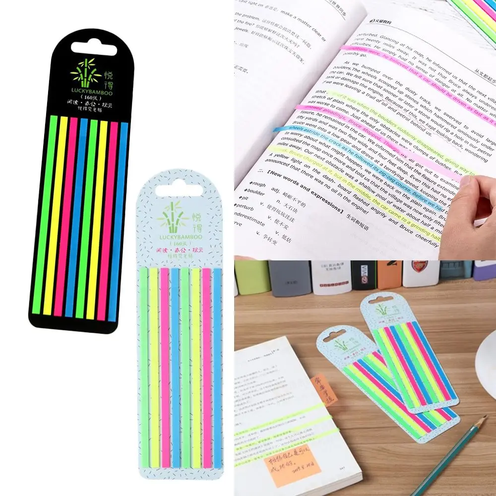 160pcs/set Colorful Office Supplies Label Tab Strip Key Points Index Flags Memo Pad Sticky Notes Paster Sticker
160pcs/set Colorful Office Supplies Label Tab Strip Key Points Index Flags Memo Pad Sticky Notes Paster Sticker