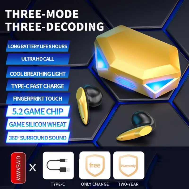 Hifi Stereo -compatible Headset Binaural Call Wireless Earphone Game Tws Earbuds Sport Headphone For Phone Android Ios
Hifi Stereo -compatible Headset Binaural Call Wireless Earphone Game Tws Earbuds Sport Headphone For Phone Android Ios