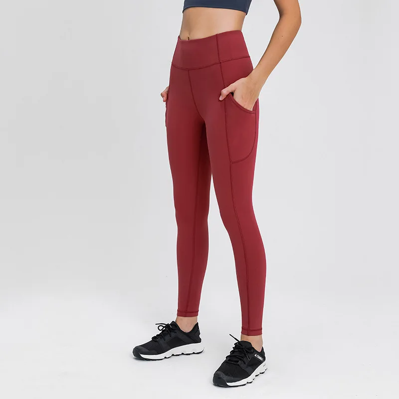 2022 Autumn and Winter New Side Pockets Nude Yoga Pants Women's High Waist Stretch Slim Sports Cropped Trousers Running Leggings
2022 Autumn and Winter New Side Pockets Nude Yoga Pants Women's High Waist Stretch Slim Sports Cropped Trousers Running Leggings