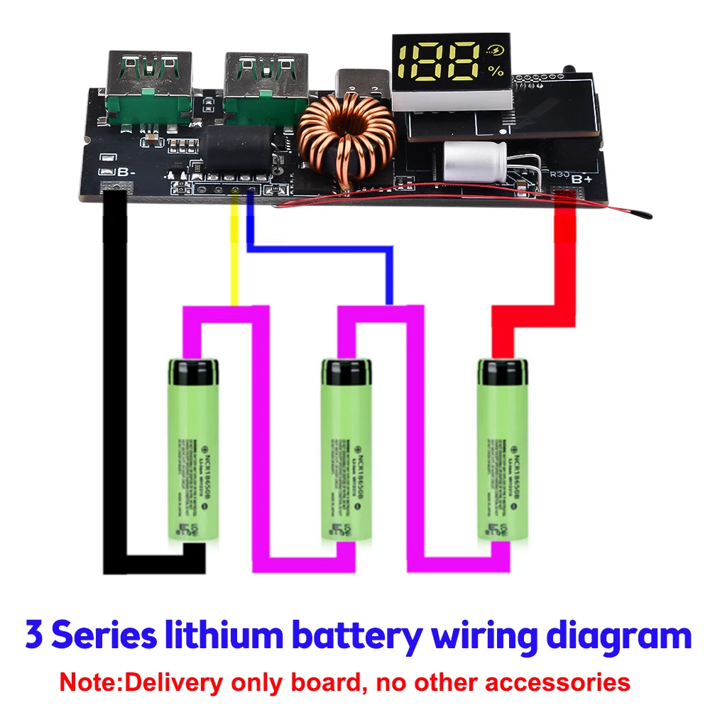 QC4.0 QC3.0 светодиодный двойной USB PD Быстрая зарядка AFC FCP SCP VOOC 100 Вт 4 Type-C USB 18650 зарядная плата для литий-полимерного аккумулятора
QC4.0 QC3.0 светодиодный двойной USB PD Быстрая зарядка AFC FCP SCP VOOC 100 Вт 4 Type-C USB 18650 зарядная плата для литий-полимерного аккумулятора