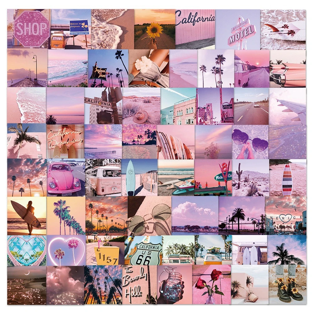 10/30/50PCS California Sunshine Pink Landscape Graffiti Stickers Scooter Bike Car Helmet Laptop Computer Wholesale
10/30/50PCS California Sunshine Pink Landscape Graffiti Stickers Scooter Bike Car Helmet Laptop Computer Wholesale
