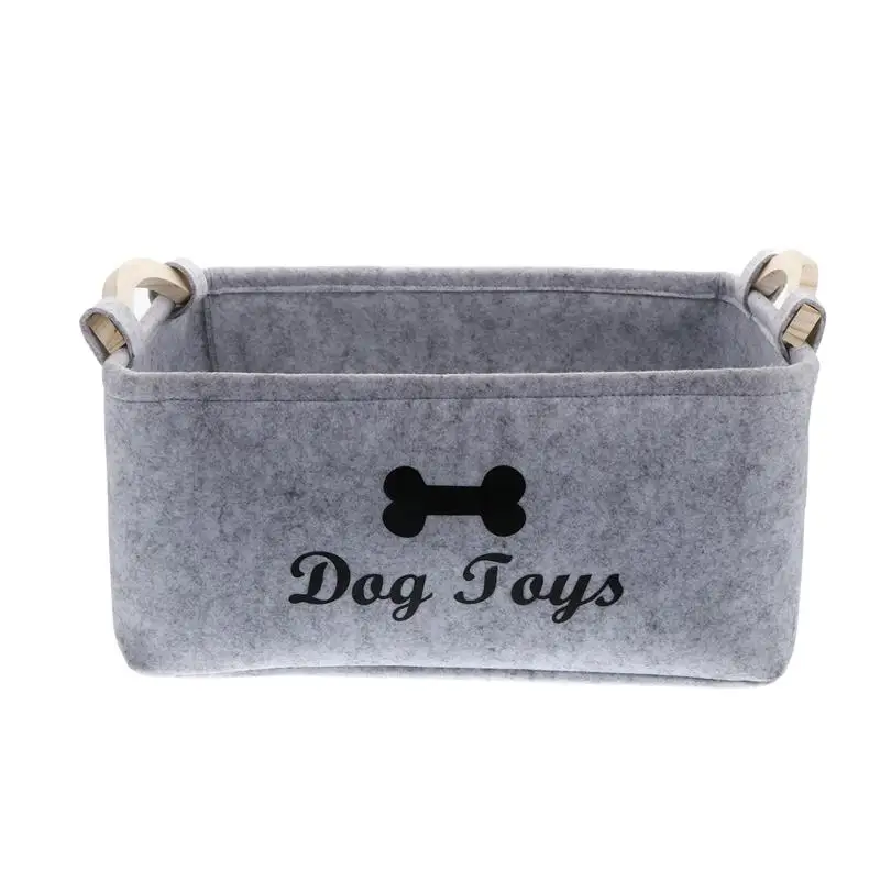 Pet Toy And Accessory Storage Bin Felt Basket Chest Organizer Container Pet Toy Felt Box Wooden Handle Square Storage Box
Pet Toy And Accessory Storage Bin Felt Basket Chest Organizer Container Pet Toy Felt Box Wooden Handle Square Storage Box