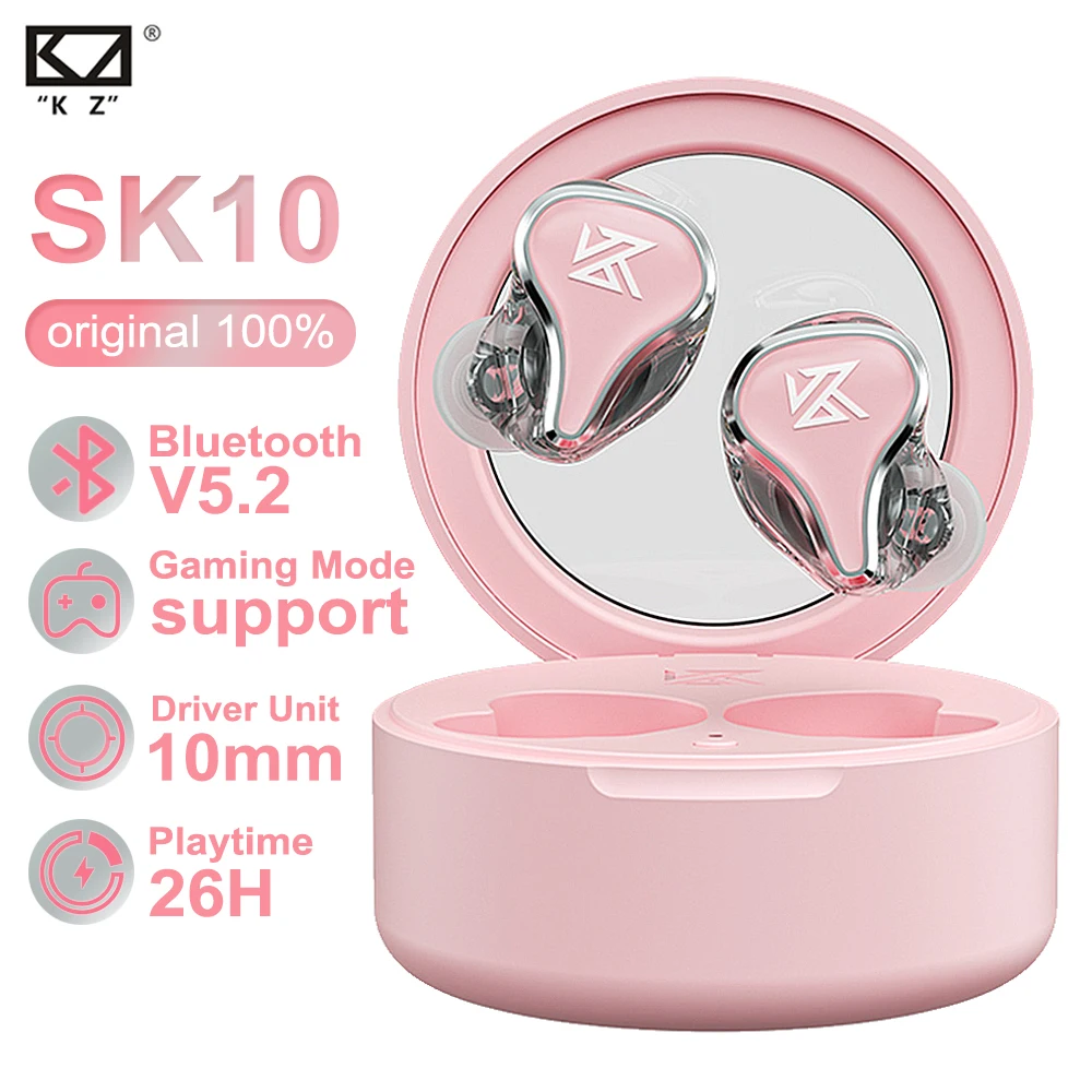 Original 100% KZ SK10 TWS Wireless Earphone Gaming Earphone Bluetooth 5.2 HiFi Sound In-Ear Sport Headphones Wireless Headsets
Original 100% KZ SK10 TWS Wireless Earphone Gaming Earphone Bluetooth 5.2 HiFi Sound In-Ear Sport Headphones Wireless Headsets