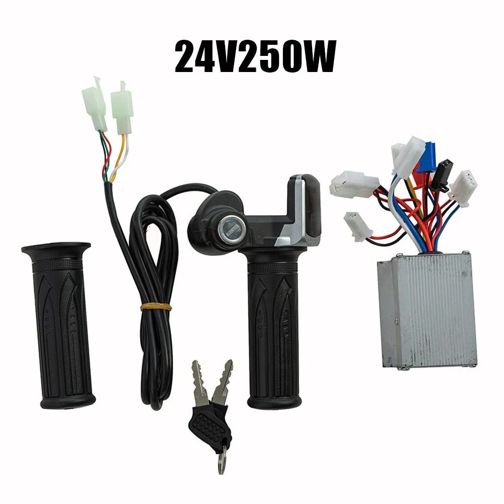 For Electric Scooter EBike Controller&Throttle Grip 1pc 24-48V 250W-1000W About 500g Black+Silver High Quality
For Electric Scooter EBike Controller&Throttle Grip 1pc 24-48V 250W-1000W About 500g Black+Silver High Quality