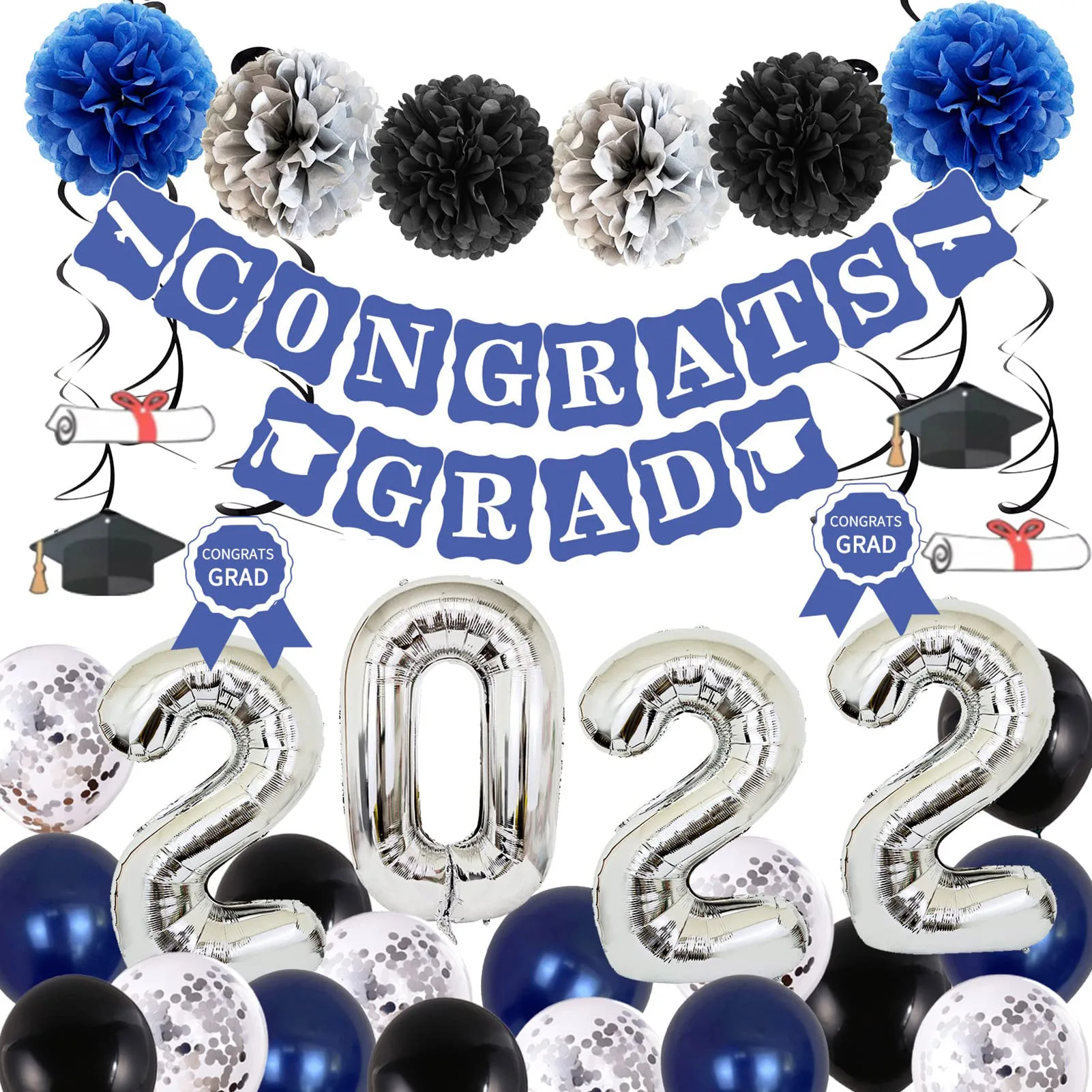 2022 Graduation Party Decorations 63pcs Grad Party Supplies 63 Pcs Graduation Party Supplies Congrats Grad Banner Tissue Pompoms
2022 Graduation Party Decorations 63pcs Grad Party Supplies 63 Pcs Graduation Party Supplies Congrats Grad Banner Tissue Pompoms