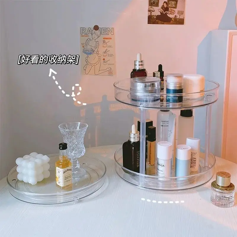 2/3 Layers 360°Rotation Desktop Cosmetic Rack Rotatable Bathroom Shelf Kitchen Organizer Large-Capacity Storage Rack Organizer
2/3 Layers 360°Rotation Desktop Cosmetic Rack Rotatable Bathroom Shelf Kitchen Organizer Large-Capacity Storage Rack Organizer