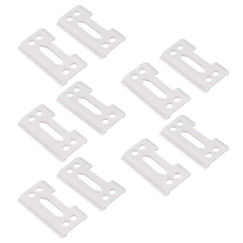 New 10Pcs 28 Teeth Zirconia Ceramic Clipper Blade Suitable For Wahl Senior Clipper
New 10Pcs 28 Teeth Zirconia Ceramic Clipper Blade Suitable For Wahl Senior Clipper
