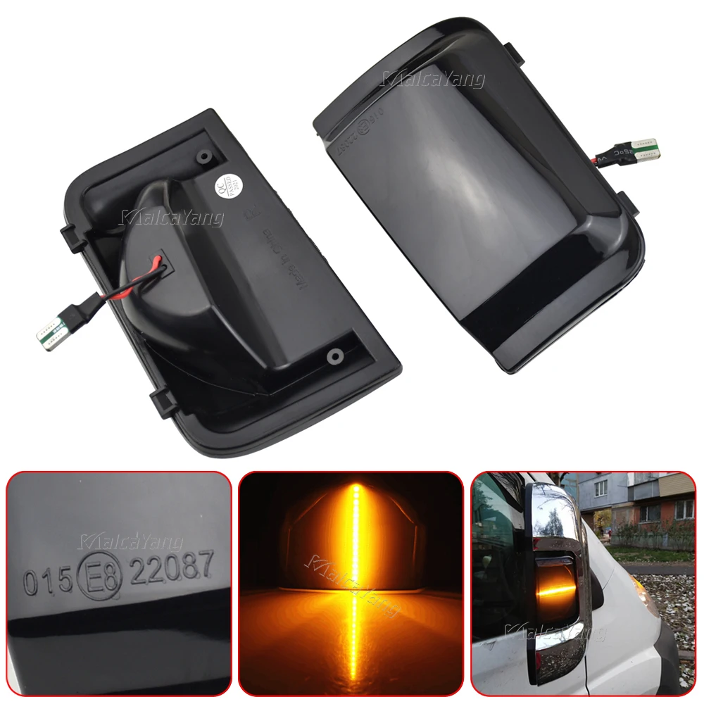 2pcs LED Dynamic Turn Signal Side Mirror Light For Peugeot Boxer Citroen Jumper RELAY Truck RAM PROMASTER Fiat Ducato 2006
2pcs LED Dynamic Turn Signal Side Mirror Light For Peugeot Boxer Citroen Jumper RELAY Truck RAM PROMASTER Fiat Ducato 2006