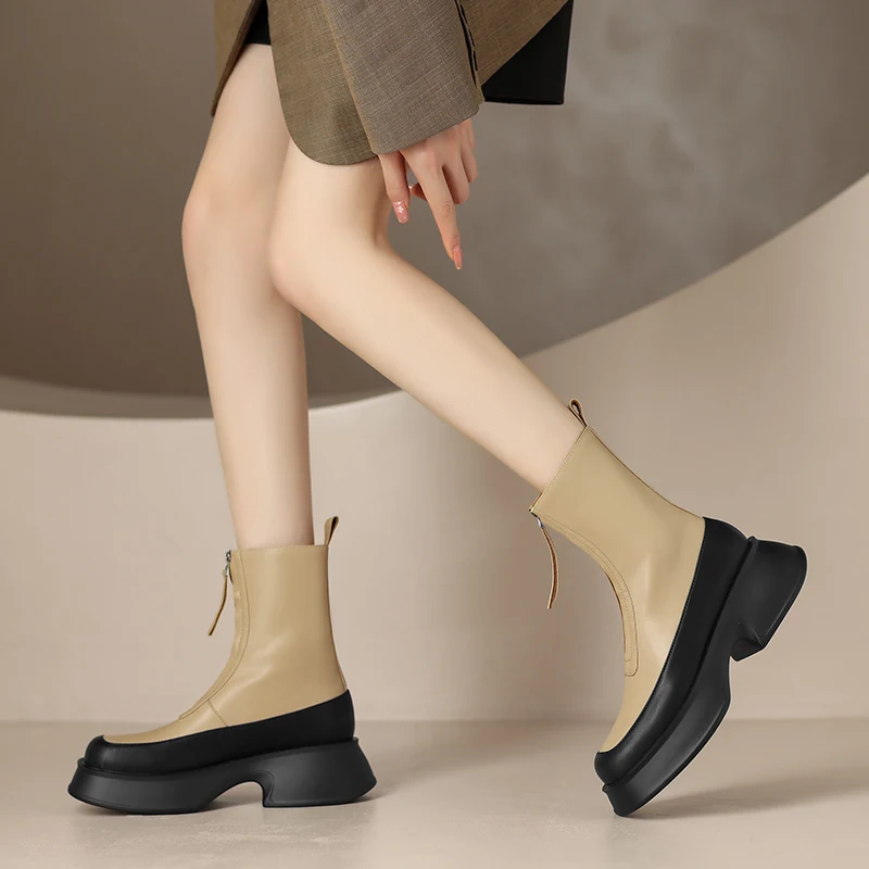 YPP Fashion Platform Warm Fur High Heel Winter Shoes Woman Casual Footwear Ins Real Leather Women Ankle Boots
YPP Fashion Platform Warm Fur High Heel Winter Shoes Woman Casual Footwear Ins Real Leather Women Ankle Boots