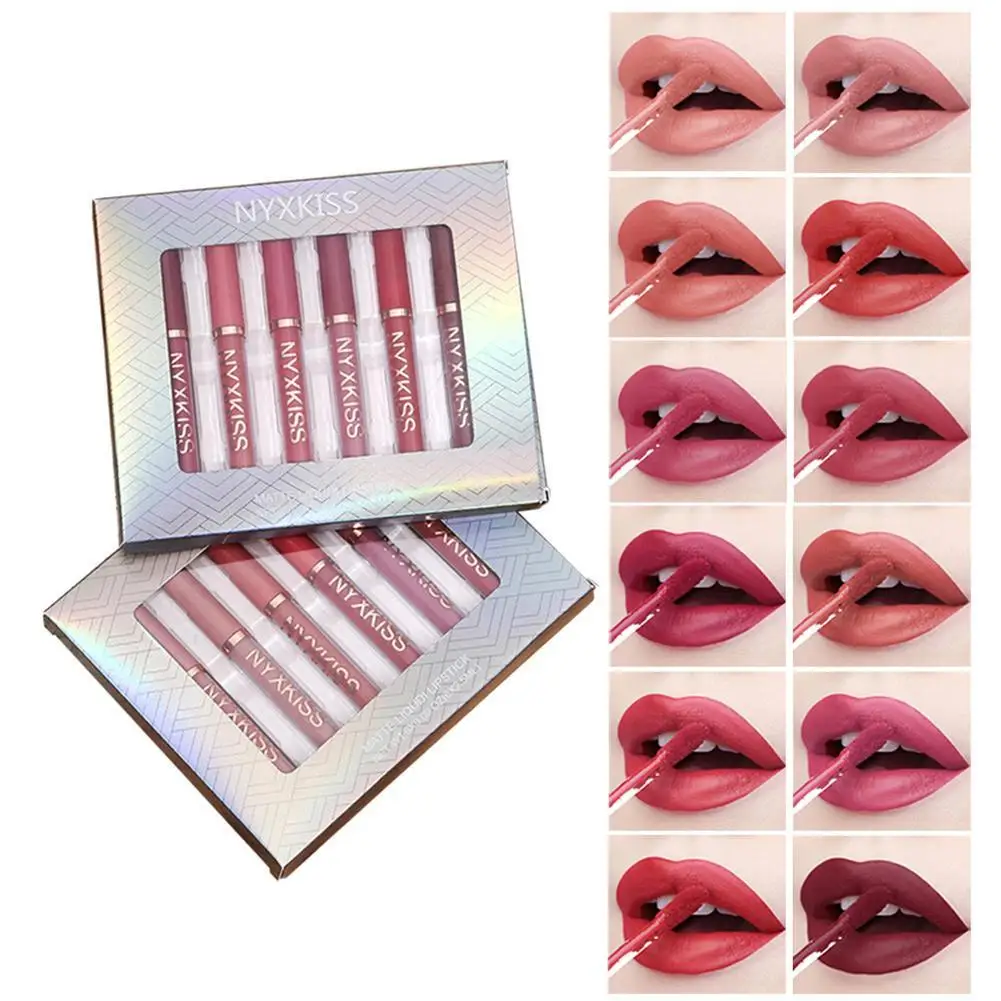 6pcs Matte Liquid Lipstick Waterproof Long Lasting Lip Glaze Non-stick Cup Lip Glaze Makeup Set For Women Gifts
6pcs Matte Liquid Lipstick Waterproof Long Lasting Lip Glaze Non-stick Cup Lip Glaze Makeup Set For Women Gifts