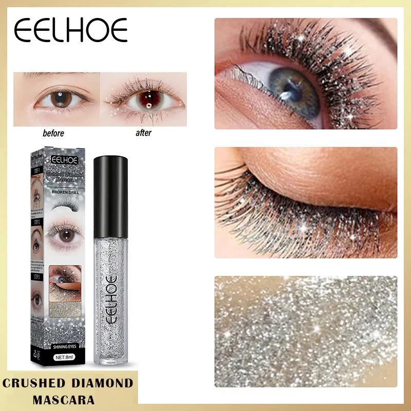 Diamond Glitter Mascara Fast Dry Eyelashes Curls Extension Make-Up Waterproof Long-lasting Lengthens Eye Lash Mascara
Diamond Glitter Mascara Fast Dry Eyelashes Curls Extension Make-Up Waterproof Long-lasting Lengthens Eye Lash Mascara