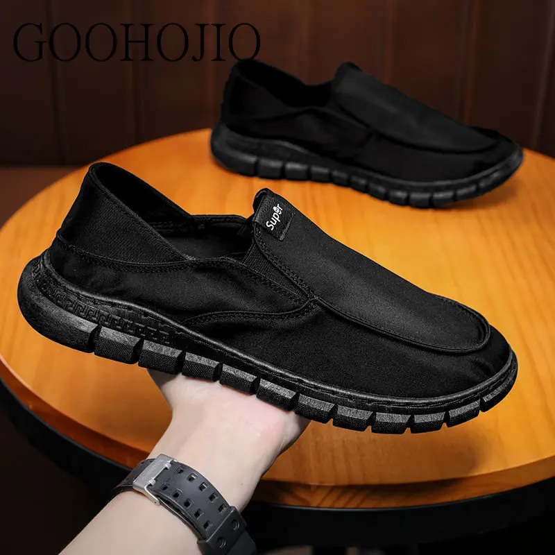 Breathable All-match Casual Men Shoes Canvas Old Beijing Cloth Shoes Loafers Summer Leisure Flat Fisherman Driving Shoes Wicking
Breathable All-match Casual Men Shoes Canvas Old Beijing Cloth Shoes Loafers Summer Leisure Flat Fisherman Driving Shoes Wicking