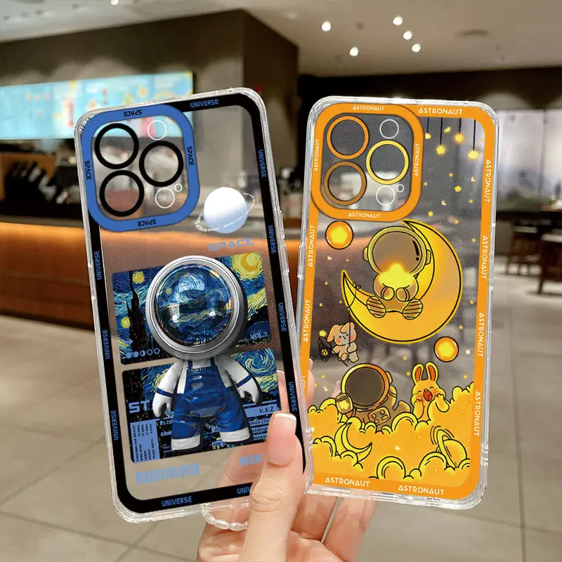 Astronaut Transparent Phone Case for iphone 13 12 11 Pro Max XxR XS XSMAX 7 8 Plus Straight Edge Shockproof Protective Cover
Astronaut Transparent Phone Case for iphone 13 12 11 Pro Max XxR XS XSMAX 7 8 Plus Straight Edge Shockproof Protective Cover