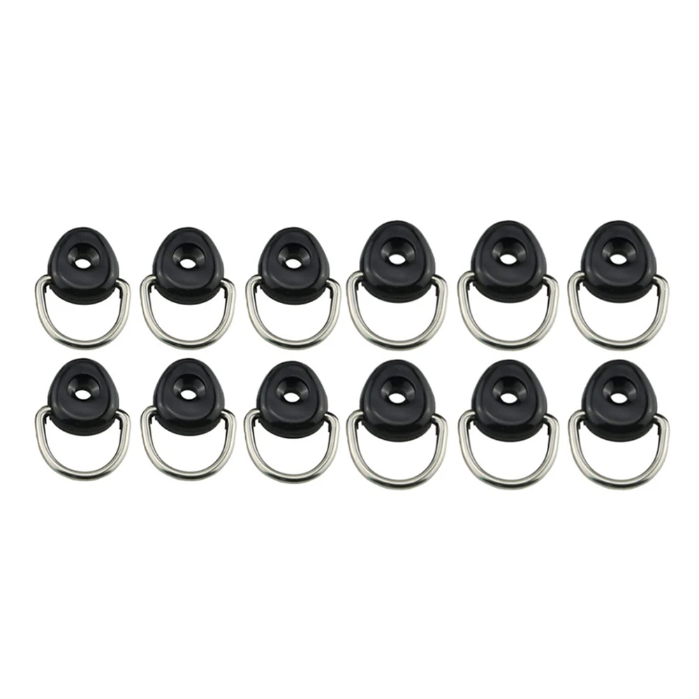 12pcs Kayak D Ring Tie Down Loop Screws Boat Deck Fitting Rigging Boating D Buckle Accessories Stainless Steel Durable Equipment
12pcs Kayak D Ring Tie Down Loop Screws Boat Deck Fitting Rigging Boating D Buckle Accessories Stainless Steel Durable Equipment