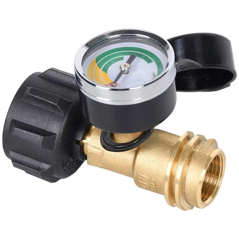 2 Pack Propane Tank Gauge With POL Connection 5-100 LB Pressure Valve Propane Tank Pressure Test Instrument Tools
2 Pack Propane Tank Gauge With POL Connection 5-100 LB Pressure Valve Propane Tank Pressure Test Instrument Tools