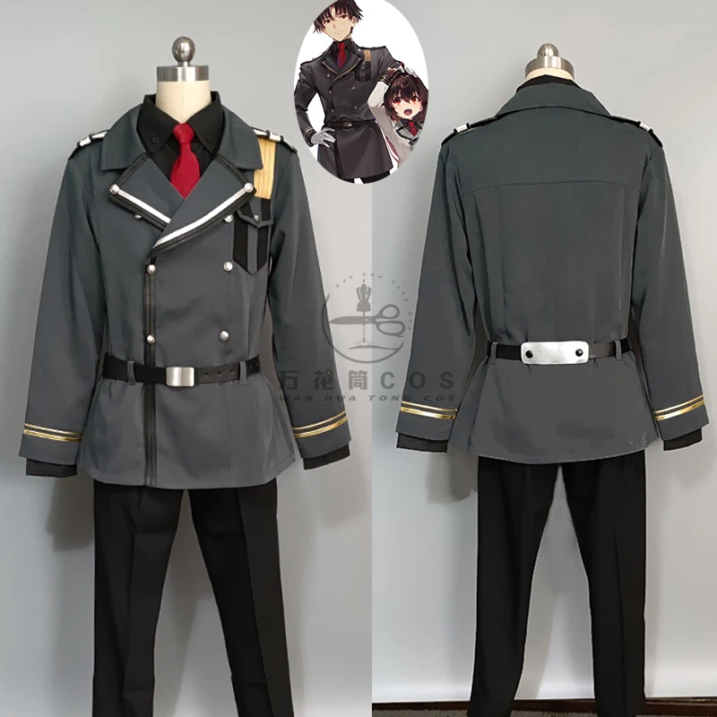 

COS-HoHo Anime 86 Eighty Six Shinel Nozen Undertaker Game Suit Handsome Uniform Cosplay Costume Halloween Party Outfit Any Size