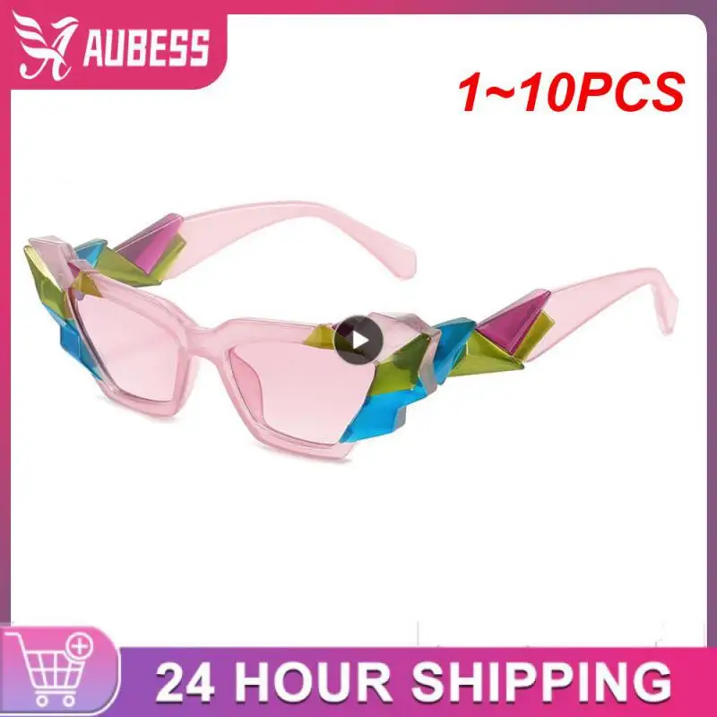 1~10PCS Fashion Colorful Cat Eye Sunglasses Women Retro Unique Polygon Eyewear Shades UV400 Men Candy Colors Gradient Sun
1~10PCS Fashion Colorful Cat Eye Sunglasses Women Retro Unique Polygon Eyewear Shades UV400 Men Candy Colors Gradient Sun