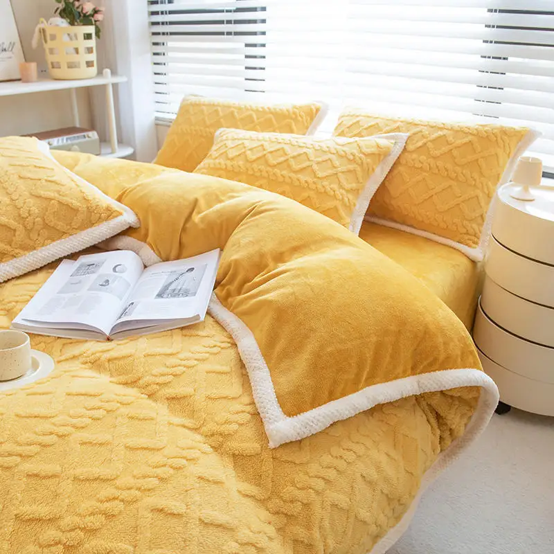 Winter Warm Cover Thick Bedding Set King Size Bedspreads Blanket Quilt Cover Dual Purpose King Size Bedding Home Textile
Winter Warm Cover Thick Bedding Set King Size Bedspreads Blanket Quilt Cover Dual Purpose King Size Bedding Home Textile