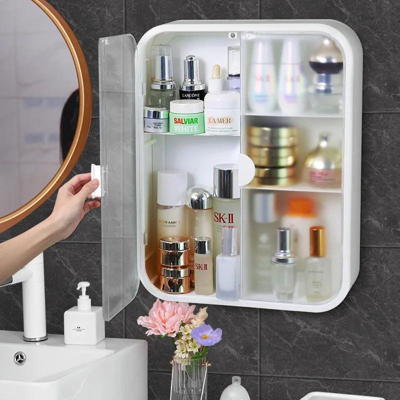 Hanging Organizer Jewelry Makeup Organizer Bathroom Wall Makeup Punching Storage Storage Without Box Drawer-type Box Cosmetic
Hanging Organizer Jewelry Makeup Organizer Bathroom Wall Makeup Punching Storage Storage Without Box Drawer-type Box Cosmetic