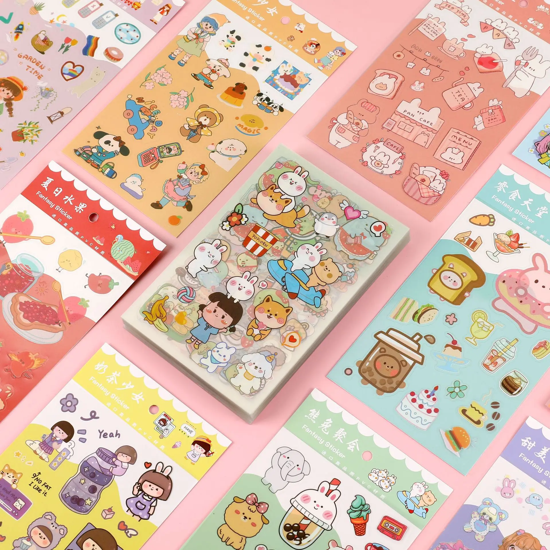 Korean Ins Style Creative Stickers, Fantasy Cartoon Girl Pet Waterproof Material Water Cup Stickers, Handbags, Decorative Statio
Korean Ins Style Creative Stickers, Fantasy Cartoon Girl Pet Waterproof Material Water Cup Stickers, Handbags, Decorative Statio