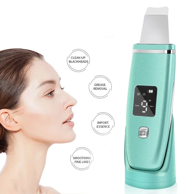Ultrasonic Blue Light Face Deep Skin Cleaning Blackhead Remover Pore Cleaner Comedones Extractor Facial Skin Whitening Lifting
Ultrasonic Blue Light Face Deep Skin Cleaning Blackhead Remover Pore Cleaner Comedones Extractor Facial Skin Whitening Lifting