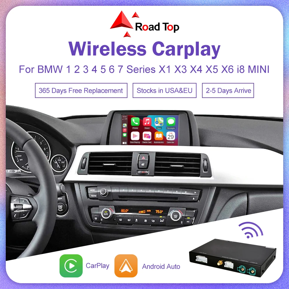 Wireless CarPlay for BMW NBT,EVO System 1 2 3 4 5 6 7 Series X1 X3 X4 X5 X6 MINI F56 F15 F16 F25 F26 F48 F01 F10 F22 F20 F30 F32
Wireless CarPlay for BMW NBT,EVO System 1 2 3 4 5 6 7 Series X1 X3 X4 X5 X6 MINI F56 F15 F16 F25 F26 F48 F01 F10 F22 F20 F30 F32