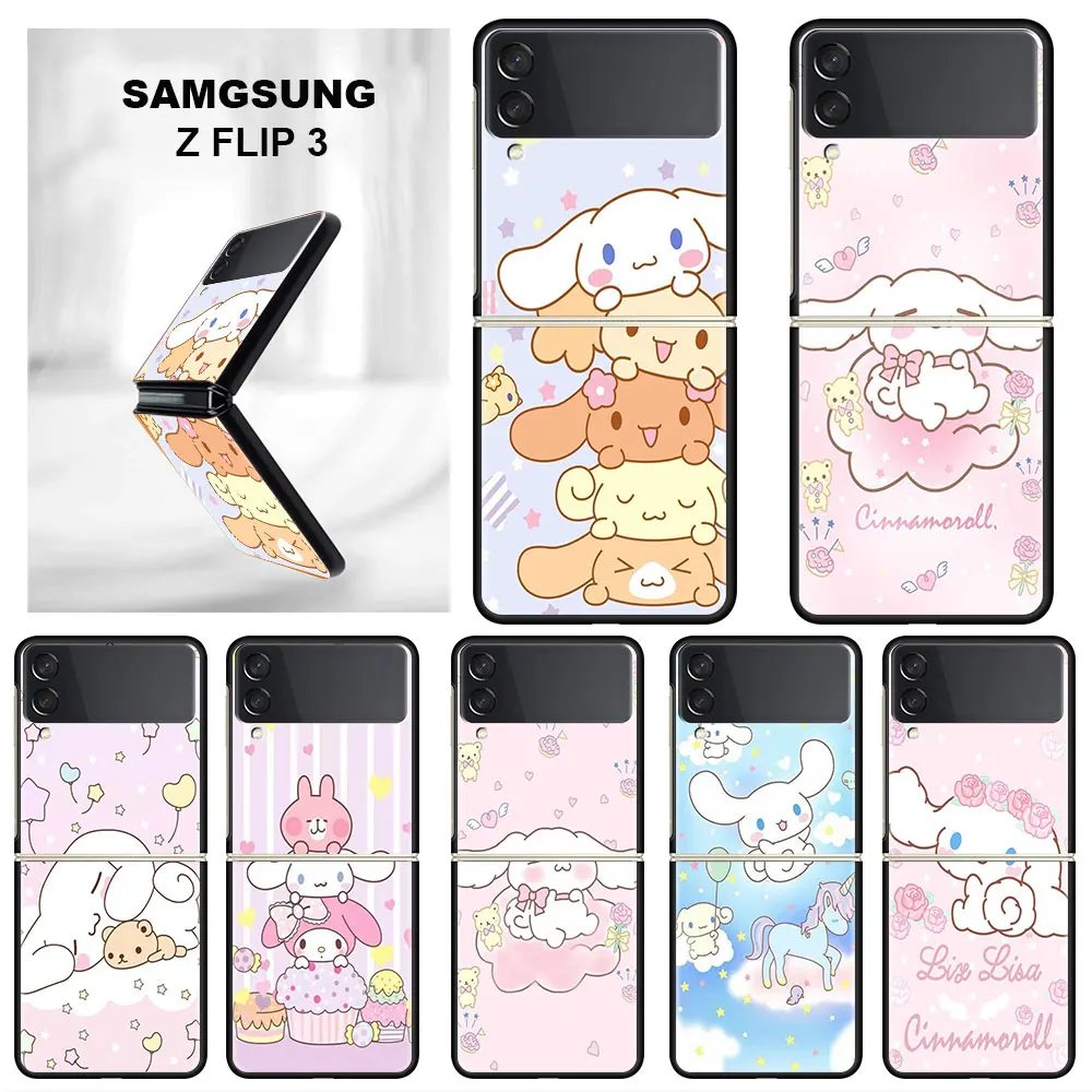 Cinnamoroll Case For Samsung Galaxy Z Flip 3 4 5G Funda ZFlip3 Luxury Black PC Hard Shockproof Back Phone Coque Shell
Cinnamoroll Case For Samsung Galaxy Z Flip 3 4 5G Funda ZFlip3 Luxury Black PC Hard Shockproof Back Phone Coque Shell