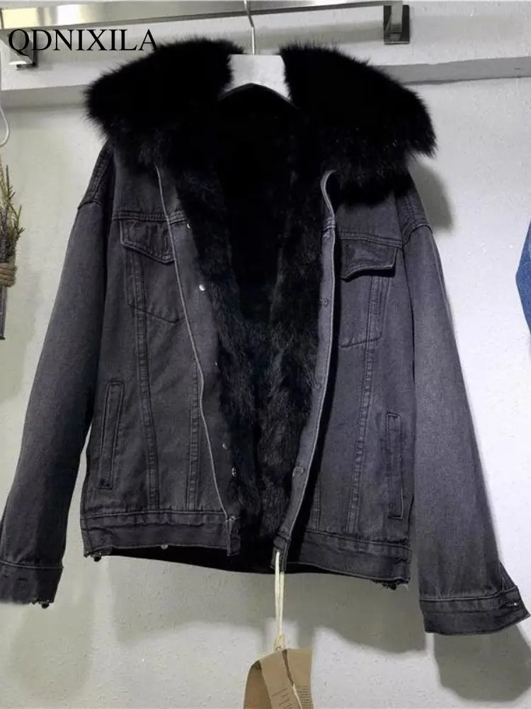 2022 Autumer Winter Faux Fur Lapel Jacket Coat Parkas for Women Chic Soft Streetwear Female Blouse Thick Warm Korean Casual
2022 Autumer Winter Faux Fur Lapel Jacket Coat Parkas for Women Chic Soft Streetwear Female Blouse Thick Warm Korean Casual