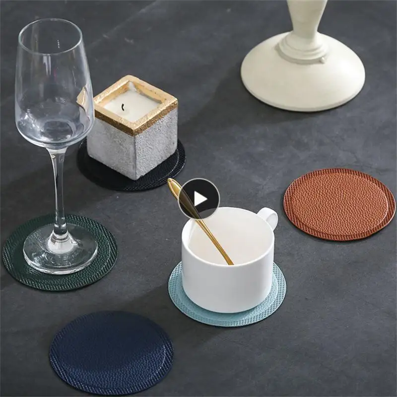 Bar Solid Color Coffee Mat Household Pu Leather Cup Mat 2023 Restaurant Placemat Insulated Coaster 10cm Round Table Mat
Bar Solid Color Coffee Mat Household Pu Leather Cup Mat 2023 Restaurant Placemat Insulated Coaster 10cm Round Table Mat