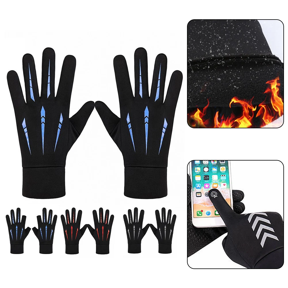 1 Pair Gloves Polyester Black/orange/bule/gray For Outdoor Camping Work,Cycling In Winter Cycling Equipment
1 Pair Gloves Polyester Black/orange/bule/gray For Outdoor Camping Work,Cycling In Winter Cycling Equipment