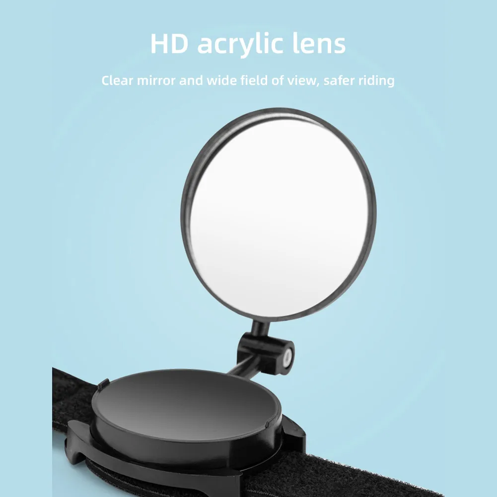 Bike Wrist Mirror 360° Rotatable Rotating Cycling Wrist Band Rearview Mirror Back Mirrors Portable 5.2cm Dia Bicycle Accessories
Bike Wrist Mirror 360° Rotatable Rotating Cycling Wrist Band Rearview Mirror Back Mirrors Portable 5.2cm Dia Bicycle Accessories