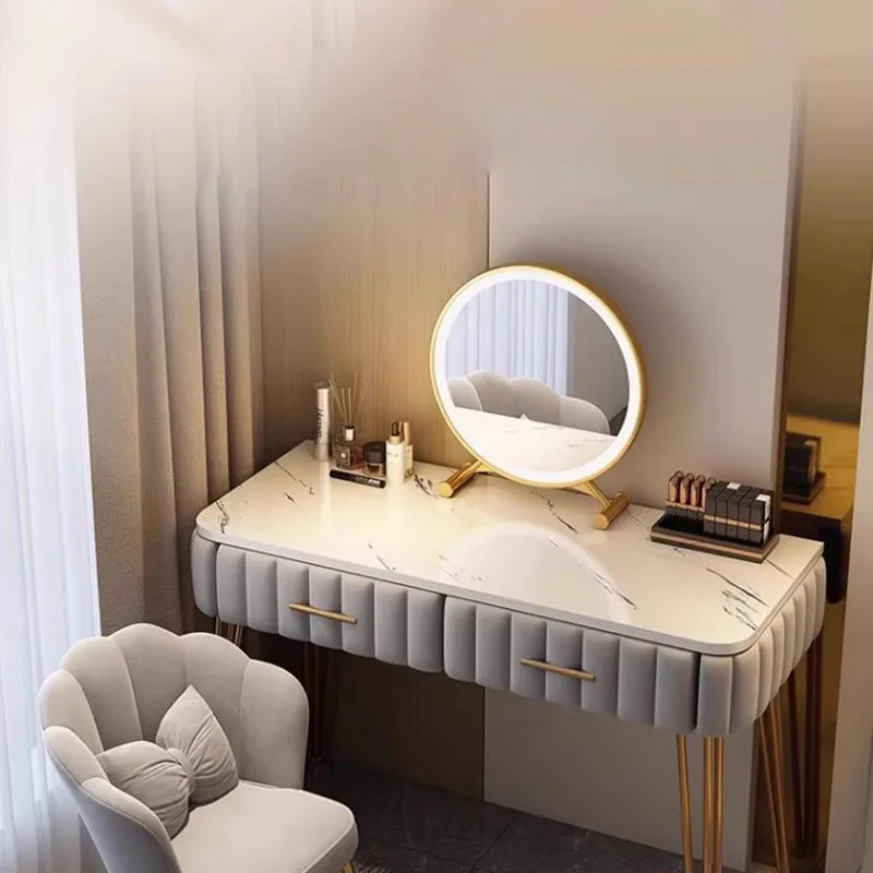 

Роскошный современный скандинавский туалетный столик для макияжа с выдвижным ящиком, классическая мебель для макияжа